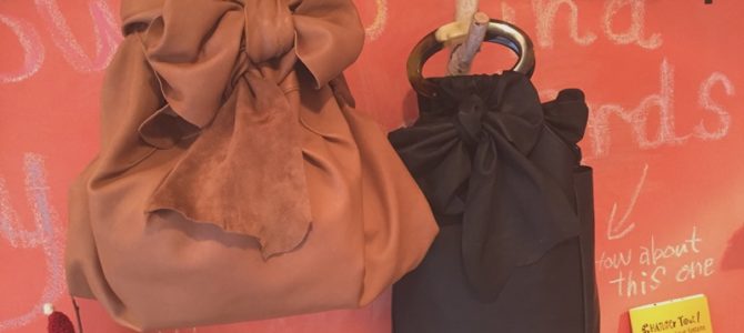 結んで作るフロシキバッグ