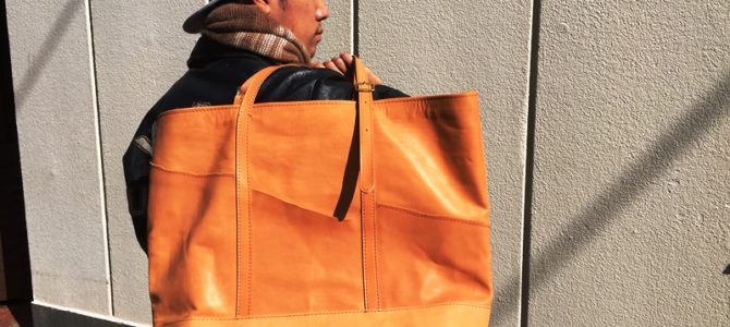 端革さんのトートバッグ